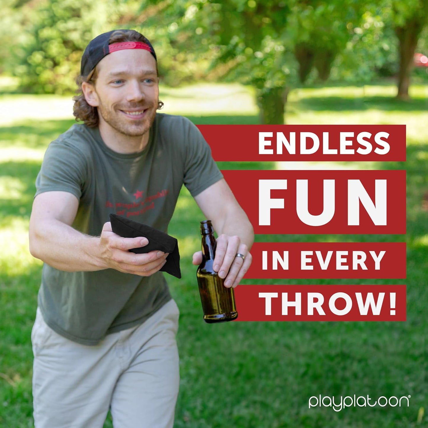 Premium Weather Resistant Duckcloth Cornhole Bags - Set of 8 Bean Bags for Corn Hole Game - Regulation Size & Weight