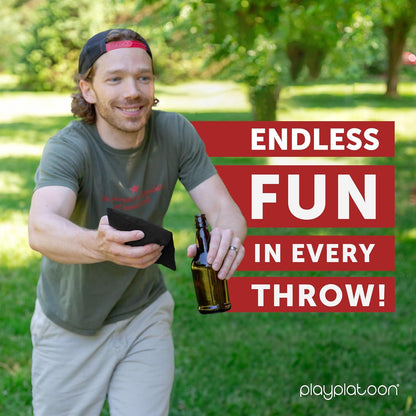 Premium Weather Resistant Duckcloth Cornhole Bags - Set of 8 Bean Bags for Corn Hole Game - Regulation Size & Weight