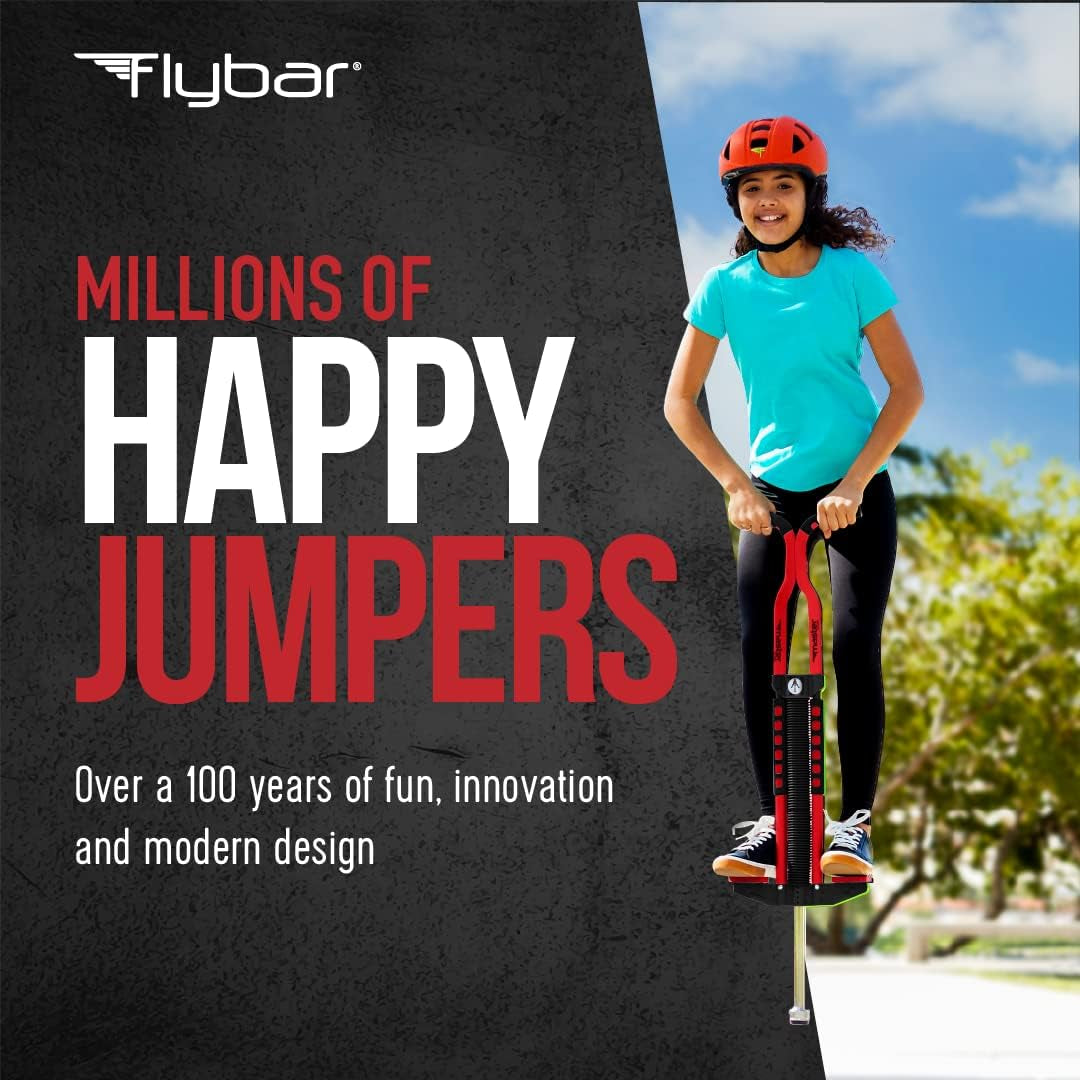 Master Pogo Stick for Kids Ages 9+, 80–160 Lbs – Easy Grip Handles – Active Exercise Toy for Tweens & Teens – Outdoor Toy with Non-Slip Foot Pegs for Boys and Girls – No Assembly Needed