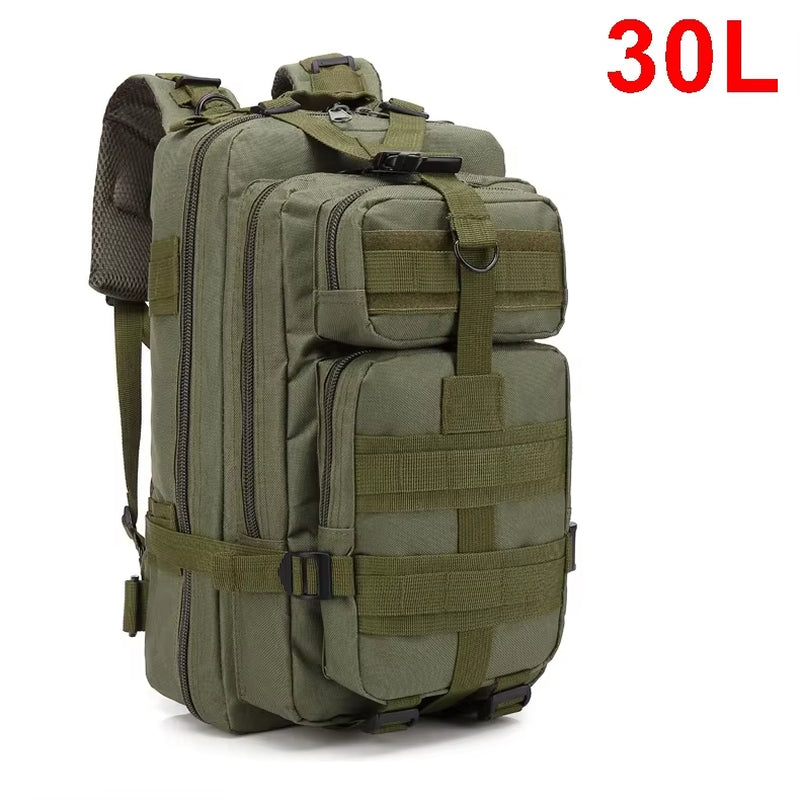 30/50L Tactical Backpacks Man Traveling Bags Survival Outdoor 3P Assault Pack EDC Molle Pack Hiking Trekking Hunting Bag