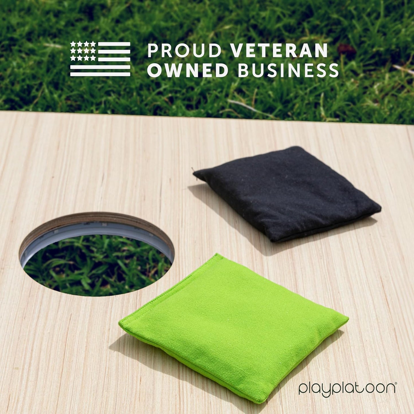 Premium Weather Resistant Duckcloth Cornhole Bags - Set of 8 Bean Bags for Corn Hole Game - Regulation Size & Weight