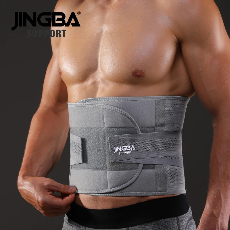 JINGBA SUPPORT Fitness Waist Back Support Belts Sweat Belt Trainer Trimmer Musculation Abdominale Sports Lumbar Joint Protector