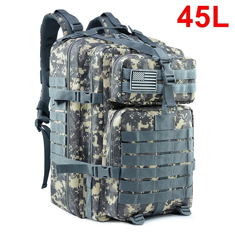 30/50L Tactical Backpacks Man Traveling Bags Survival Outdoor 3P Assault Pack EDC Molle Pack Hiking Trekking Hunting Bag