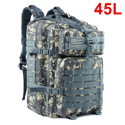 30/50L Tactical Backpacks Man Traveling Bags Survival Outdoor 3P Assault Pack EDC Molle Pack Hiking Trekking Hunting Bag